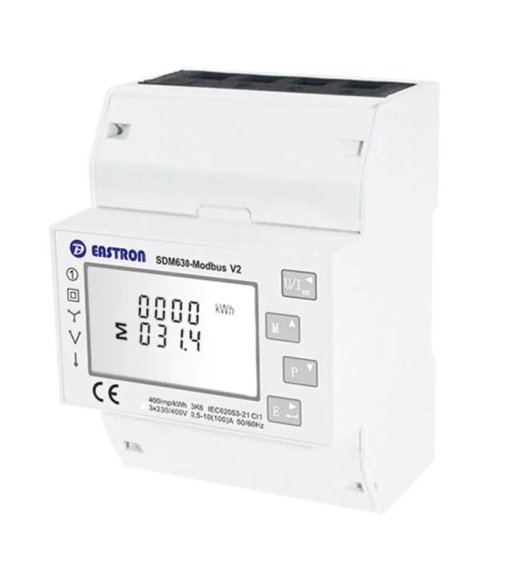 Лічільник Three phase energy meter Eastron SDM 630MCT-ETL (ESCT-T24 250A/1A) (SDM 630MCT-ETL250)