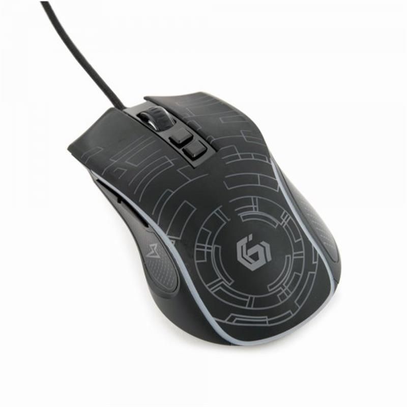Миша Gembird Black (MUSG-RGB-01)