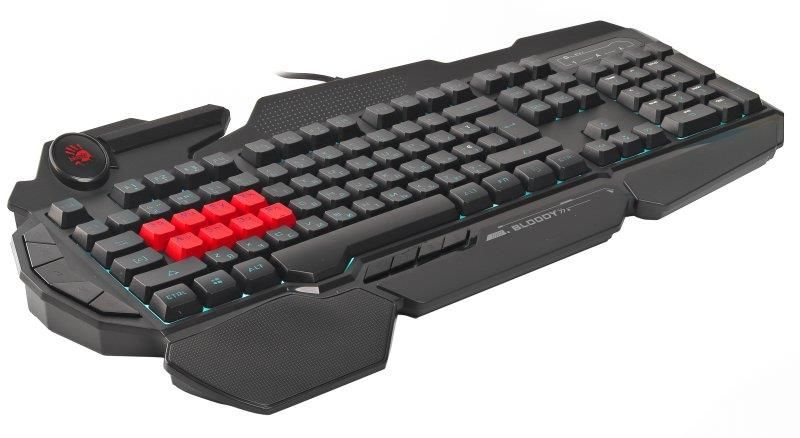 Клавиатура Bloody B318 LK Black USB (B318 Bloody (Black) LK Black)