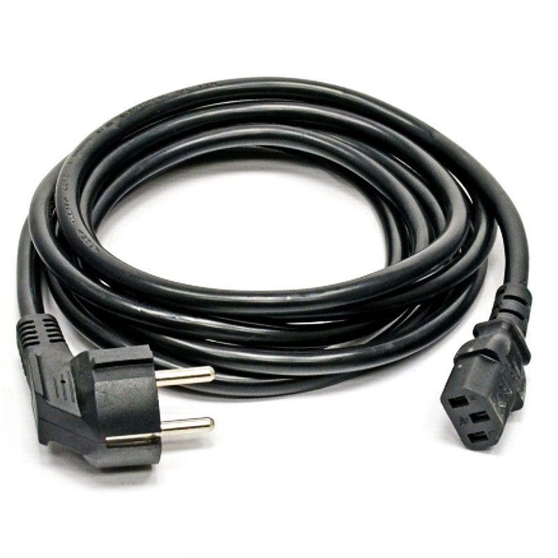 Кабель живлення 220В 3.0 м, 1,5мм2 С13-CEE 7/7 Schuko Kingda (PC6065-3m)