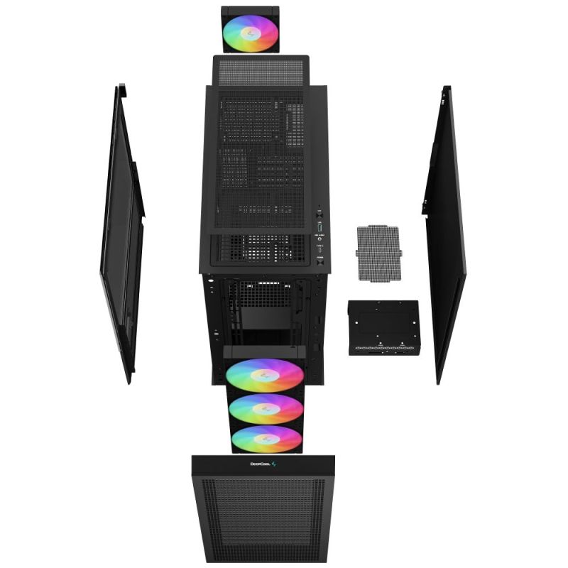 Корпус DeepCool CH560 Digital Black без БЖ (R-CH560-BKAPE4D-G-1)