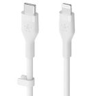 Кабель Belkin BoostCharge Flex USB Type-C - Lightning (M/M), 2 м, White (CAA009bt2MWH) OEM (CAA009bt2MWH-OEM)