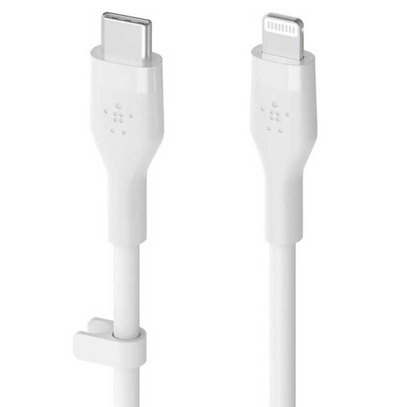 Кабель Belkin BoostCharge Flex USB Type-C - Lightning (M/M), 2 м, White (CAA009bt2MWH) OEM (CAA009bt2MWH-OEM)