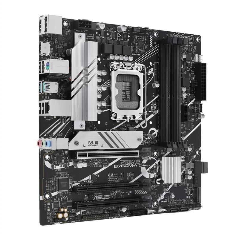 Материнська плата Asus Socket 1700 (Prime B760M-A D4-CSM)