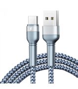 Кабель Remax Jany Series USB to Type-C Silver (RC-124A)
