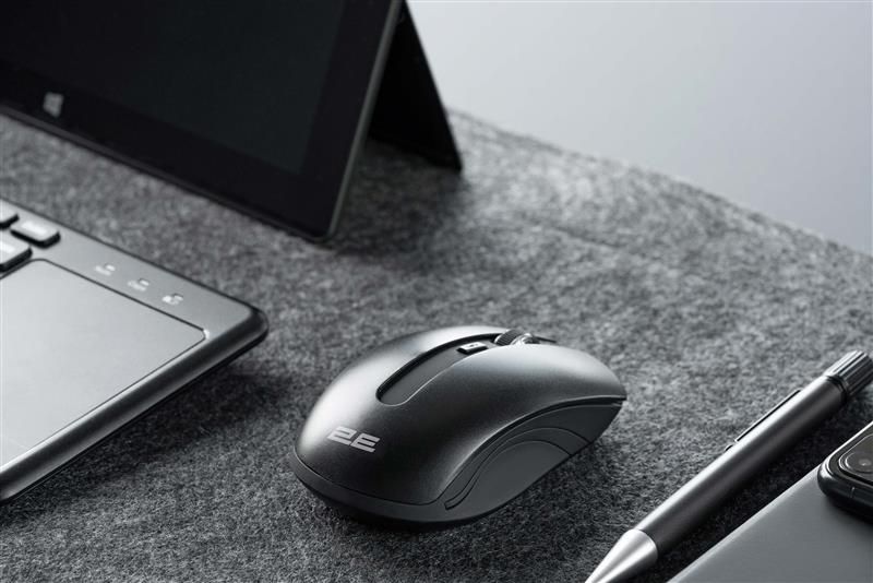 Миша бездротова 2E MF217 WL Black  (2E-MF217WB)