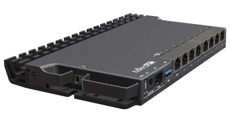 Маршрутизатор MikroTik (7x1GE LAN, 1xSFP+, 1x2.5GE LAN, 1xUSB 3.0, PoE in, DC, 2-pin) (RB5009UG+S+IN)