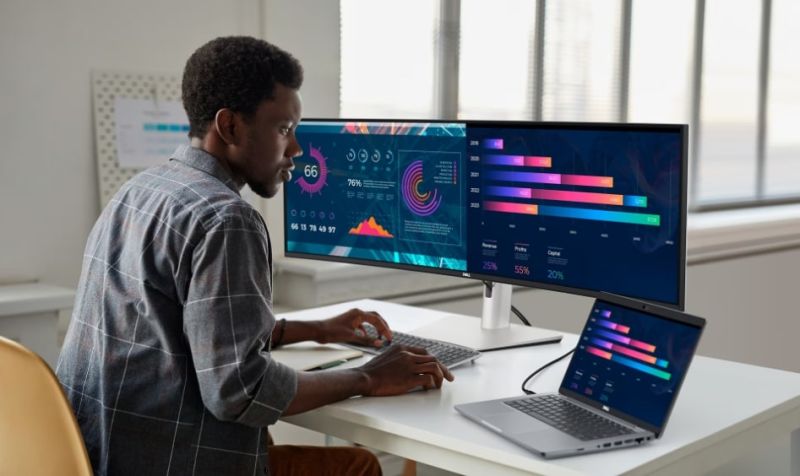 Монитор Dell 49" U4924DW IPS Black Curved (210-BGTX)