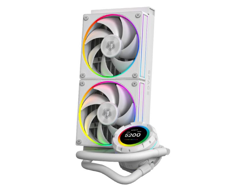 Система водяного охолодження ID-Cooling Space LCD SL240 White (SL240 WHITE)
