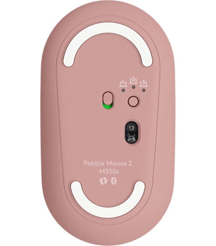 Мышь беспроводная Logitech Pebble Mouse 2 M350s Rose (910-007014)