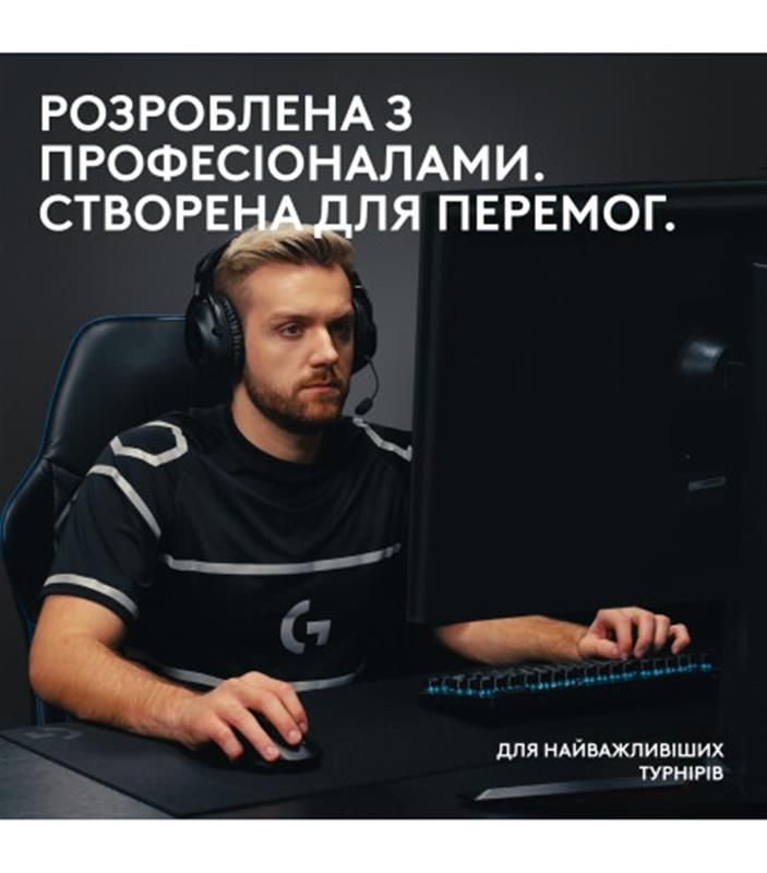 Клавиатура беспроводная Logitech G PRO X TKL Lightspeed Black Tactile (920-012136)