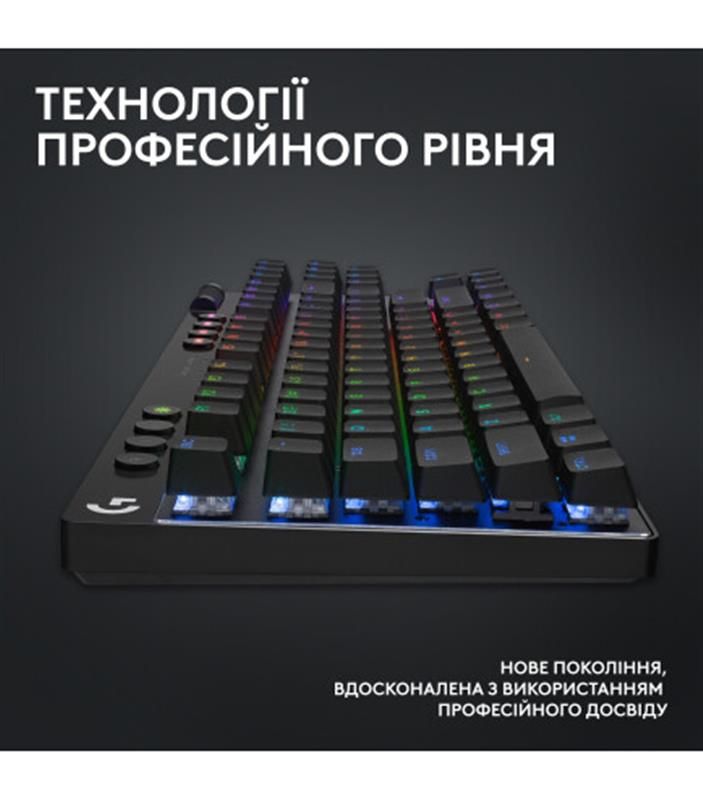 Клавиатура беспроводная Logitech G PRO X TKL Lightspeed Black Tactile (920-012136)