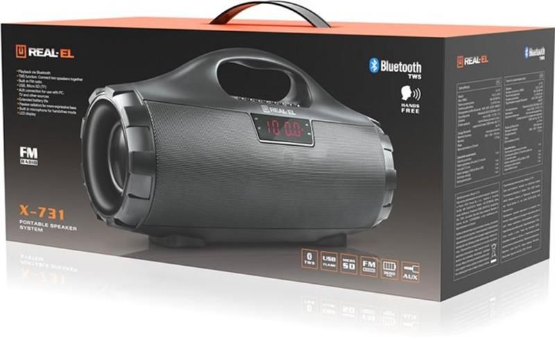 Акустична система REAL-EL X-731 Black (EL121600015)
