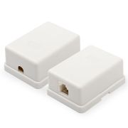 Розетка Atcom внешняя UTP 5e 1-порт RJ45 (15253)