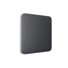 Кнопка для одноклавишного или проходного выключателя Ajax SoloButton (1-gang/2-way) Graphite (45998.144.GP)