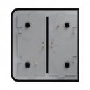 Кнопка для двухклавишного выключателя Ajax SideButton (2-gang) graphite (46022.143.GP)