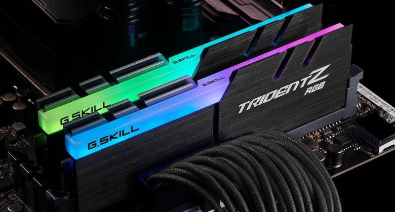 Модуль памяти DDR4 2x16GB/3200 G.Skill Trident Z RGB (F4-3200C16D-32GTZR)