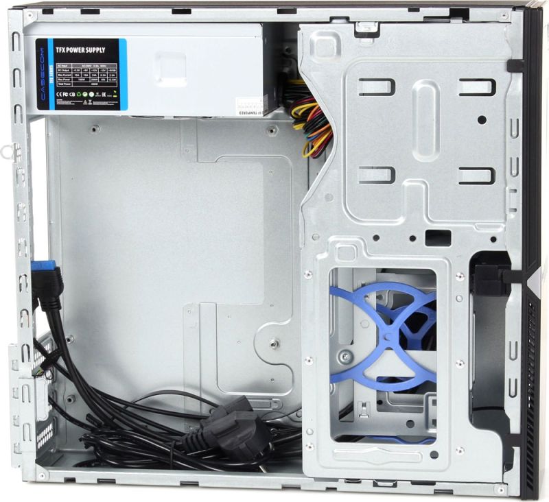 Корпус Casecom S-503 450W-80mm 2xUSB3.0+2xUSB2.0 SFF mATX, Black (S-503-450)