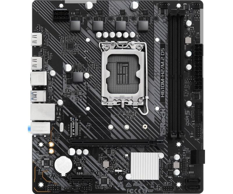 Материнська плата ASRock Socket 1700 (H610M-H2/M.2 D5)