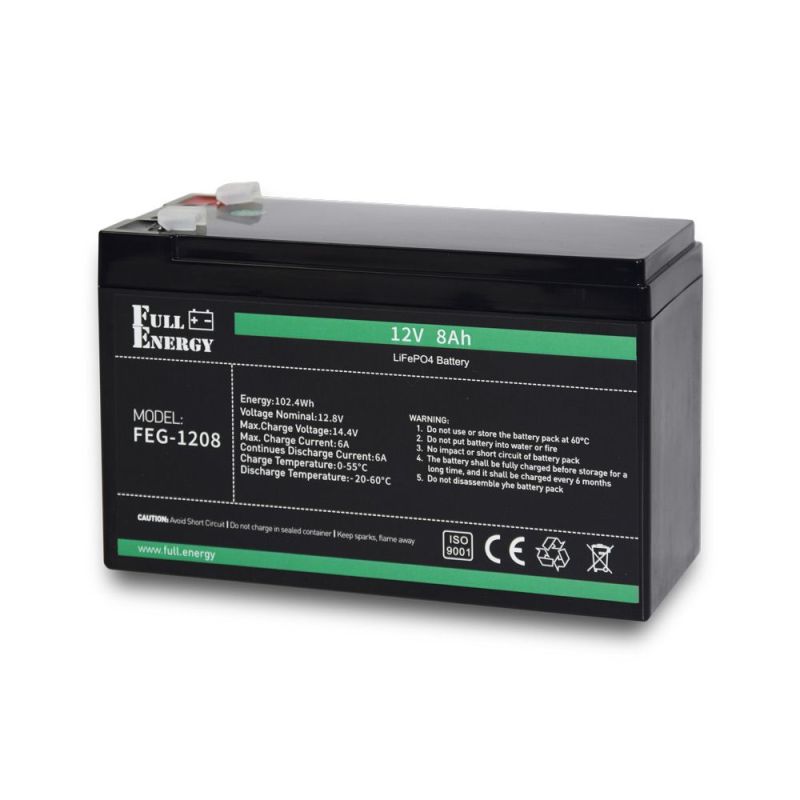 Аккумуляторная батарея Full Energy 12V 8AH LiFePO4 (FEG-128)