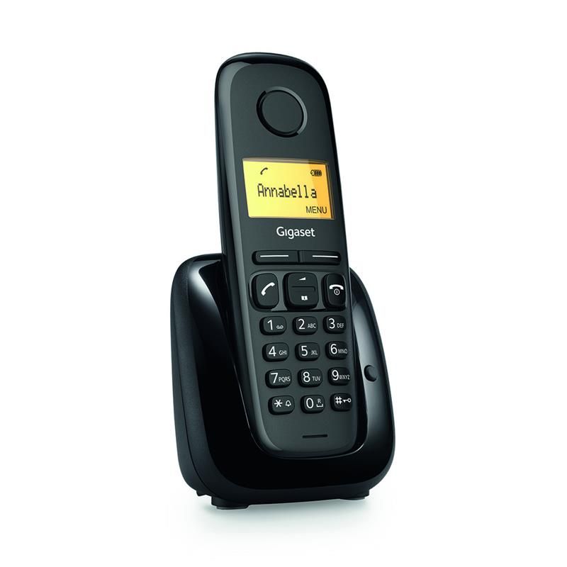 Радиотелефон DECT Gigaset A180 Black (S30852-H2807-R601) (S30852H2807R601)