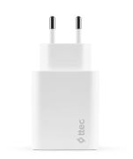 Мережевий зарядний пристрій Ttec SmartCharger Duo PD USB-C 40W White (2SCS27B)