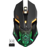 Мишка Defender Trigger GM-934, бездротова,  ігрова, 6 кн. 3200 dpi, 350mAh, LED, біла (52934)