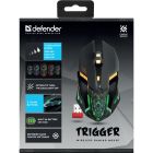 Мишка Defender Trigger GM-934, бездротова,  ігрова, 6 кн. 3200 dpi, 350mAh, LED, біла (52934)