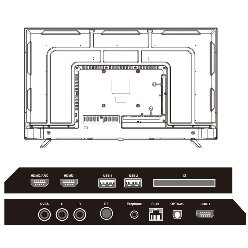 TV 55 Mystery MTV-5560UDT2 4K/Android 11/DVB-T2/2xUSB 2.0/3хHDMI/CI-слот/Wi-Fi/Black (MTV-5560UDT2)