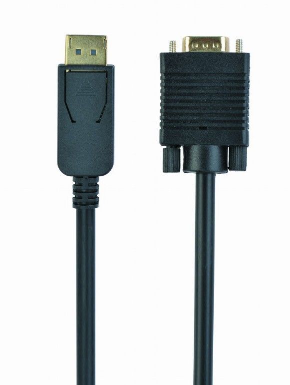 Кабель Cablexpert DisplayPort - VGA (M/M), 1.8 м, черный пакет (CCP-DPM-VGAM-6)