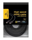 Кабель Cablexpert HDMI - HDMI V 2.0 (M/M), 10 м, чорний пакет (CC-HDMI4-10M)