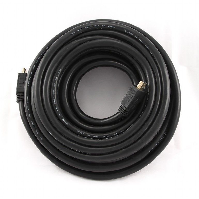 Кабель Cablexpert HDMI - HDMI V 2.0 (M/M), 15 м, черный пакет (CC-HDMI4-15M)