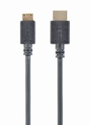Кабель Cablexpert HDMI - mini-HDMI V 1.4 (M/M), 3 м, чорний пакет (CC-HDMI4C-10)