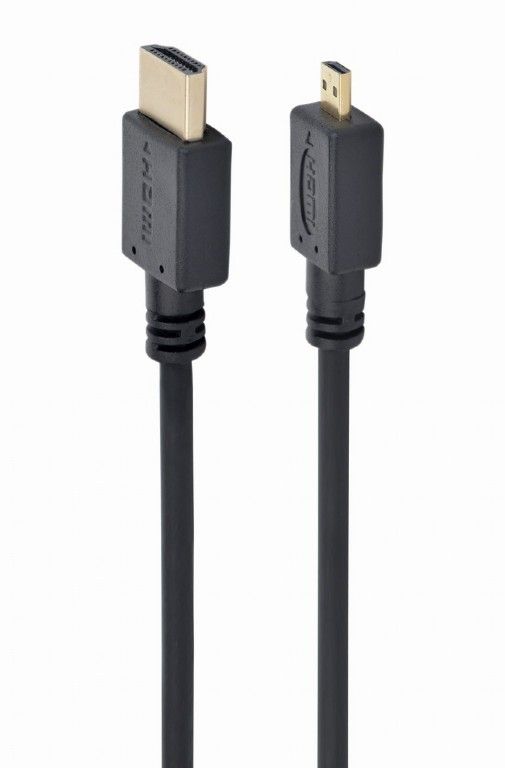 Кабель Cablexpert HDMI - micro-HDMI V 2.0 (M/M), 1.8 м, чорний пакет (CC-HDMID-6)