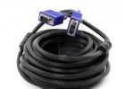 Кабель Atcom VGA-VGA HD15M/HD15M с 2-ма фер. кільцями, 10м (9151)