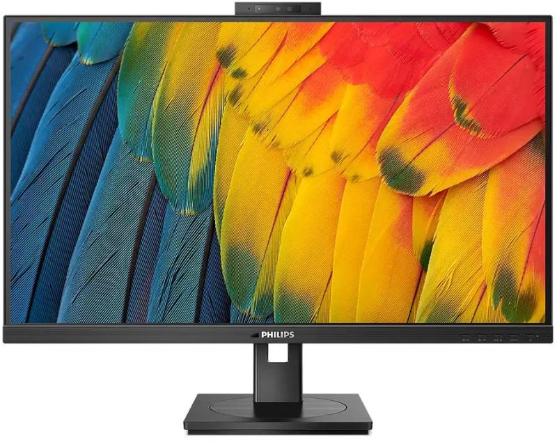 TFT 27" Philips 27B1U5601H, QHD, IPS, 75Гц, HDMI, DP, USB-C, RJ-45, USB-hub, cam, HAS, Pivot, (27B1U5601H/00)