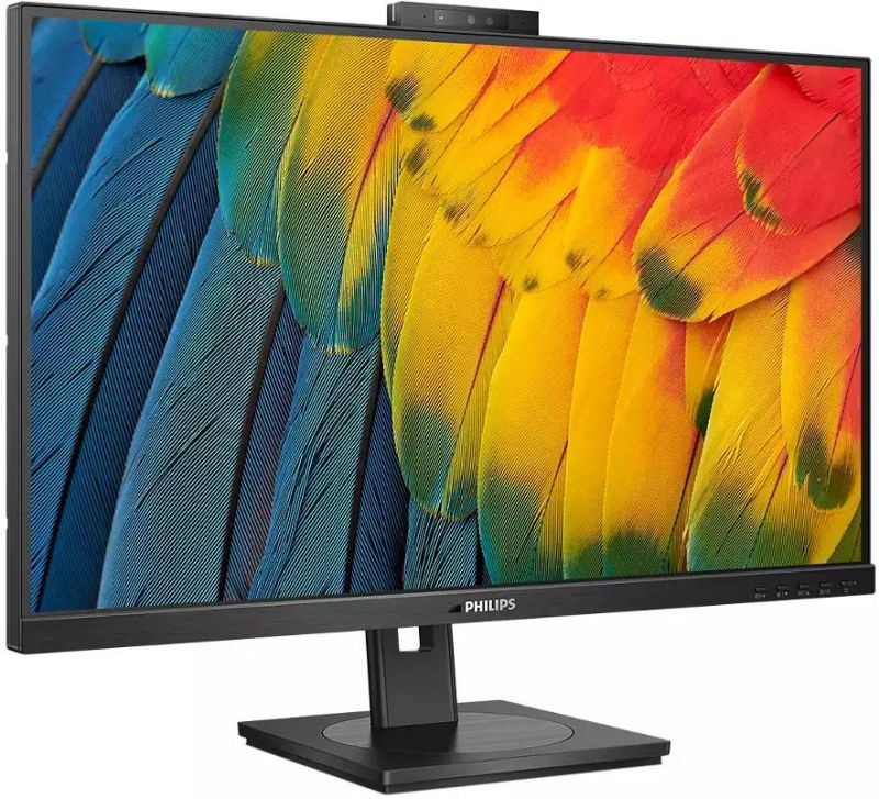 TFT 27" Philips 27B1U5601H, QHD, IPS, 75Гц, HDMI, DP, USB-C, RJ-45, USB-hub, cam, HAS, Pivot, (27B1U5601H/00)