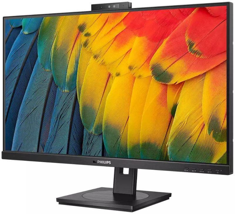 TFT 27" Philips 27B1U5601H, QHD, IPS, 75Гц, HDMI, DP, USB-C, RJ-45, USB-hub, cam, HAS, Pivot, (27B1U5601H/00)