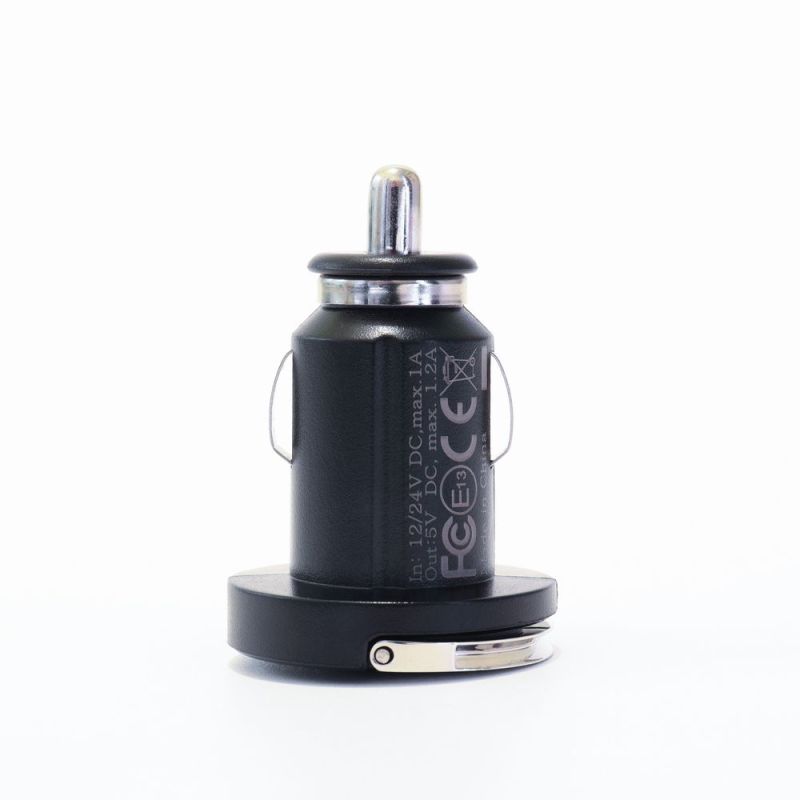Автомобільний зарядний пристрій Strax Car Charger 2.4A Single USB-A Black Bulk (4029948595757)