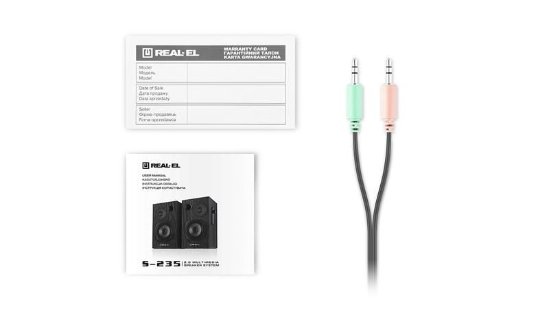 Акустическая система REAL-EL S-235 Black (EL121200010)
