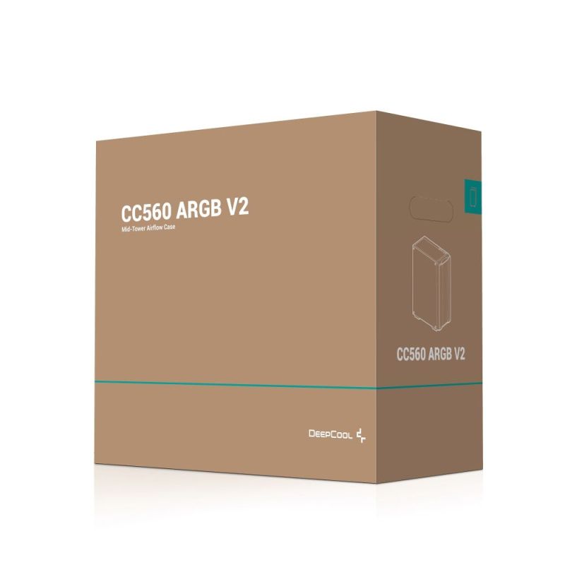 Корпус DeepCool CC560 ARGB V2 без БП (R-CC560-BKTAA4-G-2)