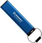 Флеш-накопитель USB3.2 32GB Kingston IronKey Keypad 200 Type-A Blue (IKKP200/32GB)