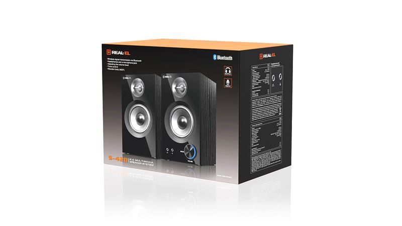 Акустическая система REAL-EL S-420 Black (EL121200011)