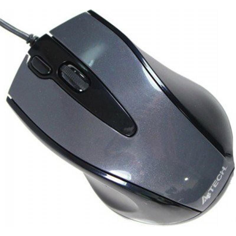 Мышь A4Tech N-500F-1 Glossy Grey V-Track (N-500F-1 (Glossy Grey))
