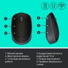 Мышь беспроводная Logitech M171 Grey/Black (910-004424)