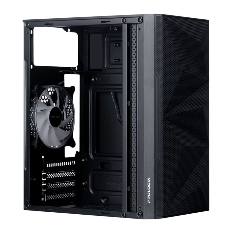 Корпус Prologix E113 Tempered Glass&Mesh Black (E113 Black)