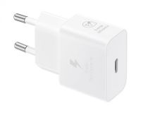 Мережевий зарядний пристрій Samsung White, 25W + кабель USB Type-C (EP-T2510XWEGEU)