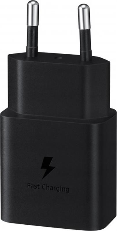 Сетевое зарядное устройство Samsung EP-T1510X Black, 1хUSB Type-C, 15W (EP-T1510NBEGEU)