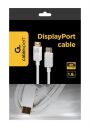 Кабель Cablexpert DisplayPort - DisplayPort V 1.2 (M/M), 1.8 м, белый (CC-DP2-6-W)