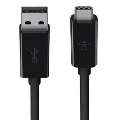 Кабель Belkin USB - USB Type-C (M/M), 1 м Black OEM (F2CU029bt1M-BLK)_OEM (F2CU029bt1M-BLK-OEM)